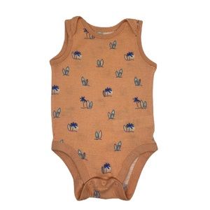 4/$12 💥♻ Bundles Sleeveless Surf-Board Themed Onesie Bodysuit | NB-3m | 635